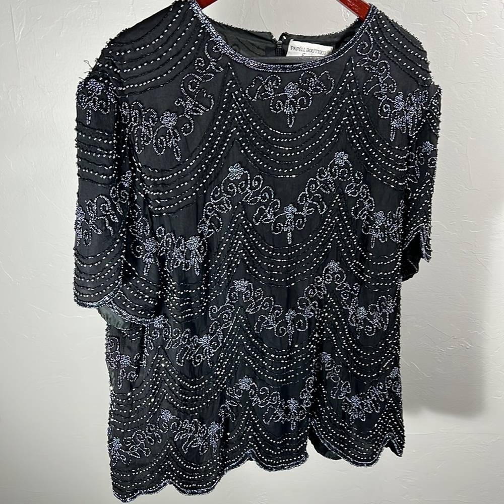 PAPELL BOUTIQUE Evening Top - Women’s 2X